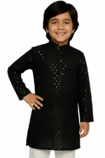 Premium Impoted Cotton Lucknowi Chikankari Kurta for Kids | Baby Boy Pure Cotton Chikankari Kurta Set | Wedding Kurta for Boys
